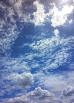 Clouds in the blue sky Stock Photos