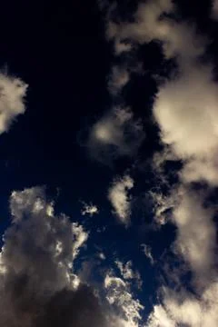 Clouds in the blue sky Stock Photos