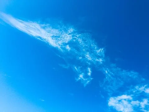 Clouds in a Blue Sky Foto stock