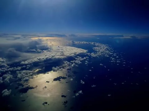 Clouds in the blue sky Stock Photos