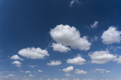 Clouds in the blue sky Stock Photos