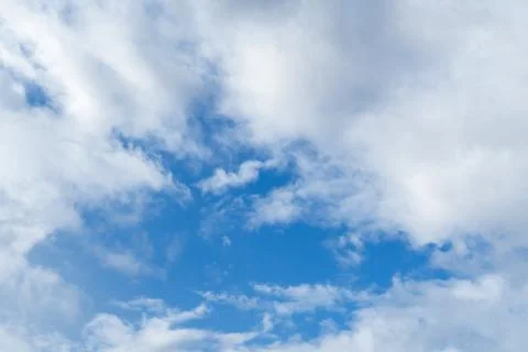 Clouds in the blue sky Stock Photos