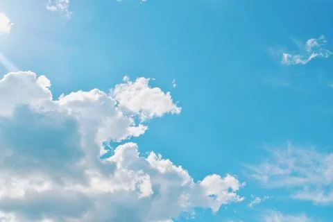 Clouds in the blue sky Stock-Fotos