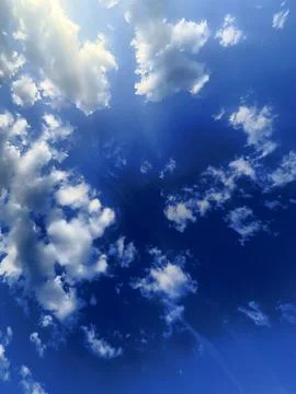 Clouds in blue sky Stock Photos