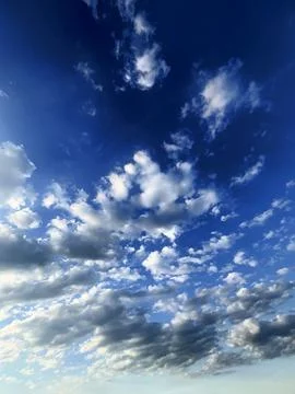 Clouds in blue sky Stock Photos