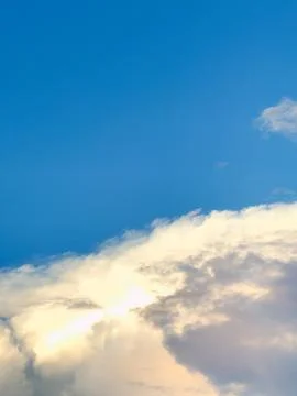 Clouds in a Blue Sky Stock Photos