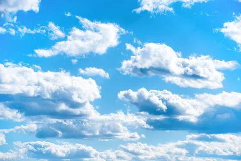 Clouds on blue sky Stock Photos