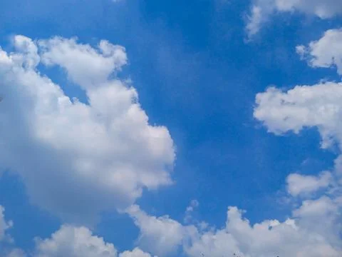 Clouds in the blue sky Fotos de archivo