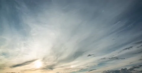 Clouds. Blue sky. Puffy fluffy clouds. Cumulus cloudscape timelapse. Time lapse. Stock Footage 204122925