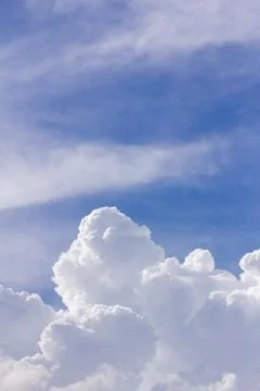 Clouds in blue sky before rain Stock Photos