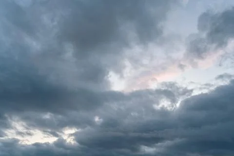Clouds in the blue sky. Sky pattern Stock Photos