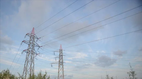 Clouds In The Blue Sky At Sunrise, Time Lapse Stock Footage 150445743