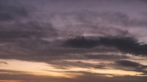 Clouds In The Blue Sky At Sunset, Time Lapse Stock Footage 150449739