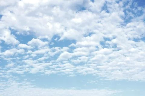 Clouds on the blue sky, texture or background 写真素材