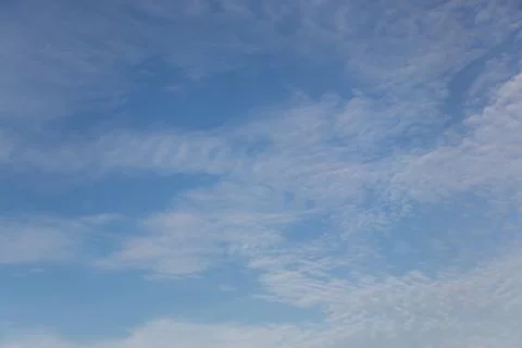 Clouds on the blue sky, texture or background Stock Photos