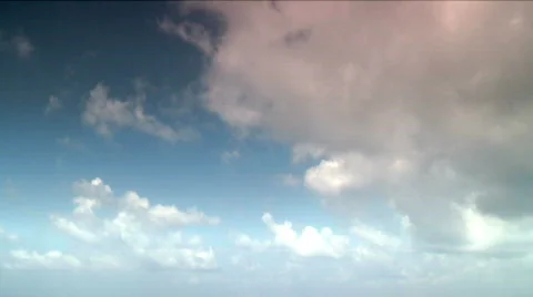 Clouds in the blue sky - Time Lapse Stock Footage 703489