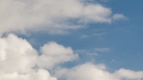Clouds on blue sky time lapse HD Stock Footage 35109339