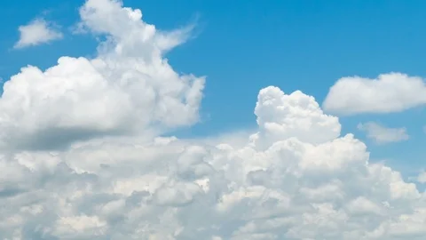 Clouds blue sky Time lapse Stock Footage 94436215