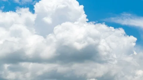 Clouds blue sky Time lapse Stock Footage 94436300