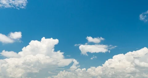 Clouds blue sky Time-lapse Video stock 96199972