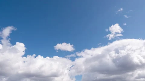 Clouds In The Blue Sky, Time Lapse Stock Footage 150767658