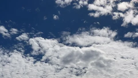 Clouds in Blue Sky Time Lapse Stock Footage 230020276