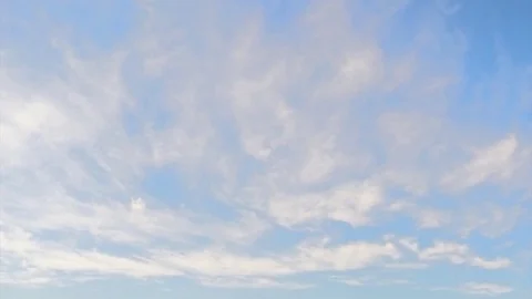 Clouds in blue sky timelapse Stock Footage 82050791