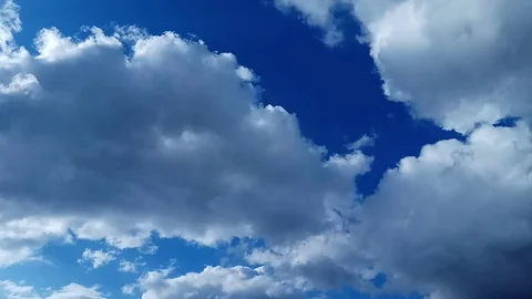 Clouds on blue sky. Timelapse. 库存影片 109862381