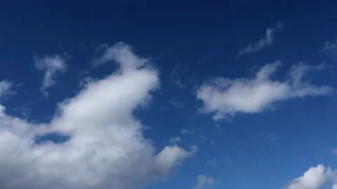 Clouds on Blue Sky Timelapse Stock Footage 159352662