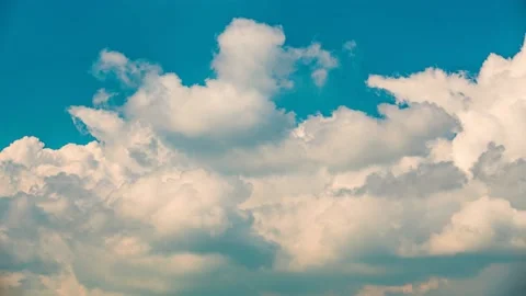 Clouds in the blue sky in timelapse 動画素材 239203804