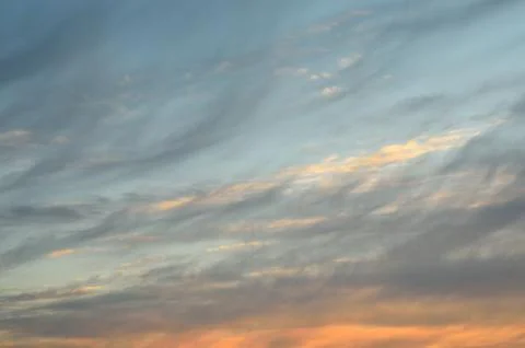 Clouds on blue summer sky background Stock Photos