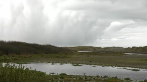 Clouds build over Pacific Ocean Stock Footage 10832106