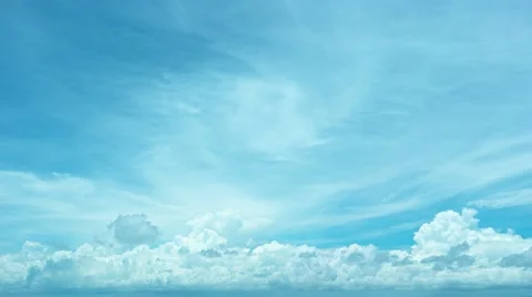 Clouds Building in the Sky, in Timelapse Stock Footage 57666905