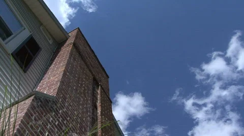 Clouds &amp; Chimney Stock Footage 266231