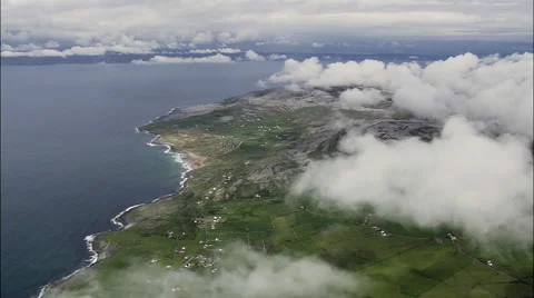 Clouds On Clare's East Coast Stock Footage 65377904