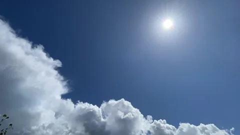 Clouds clearing timelapse Stock Footage 246468863