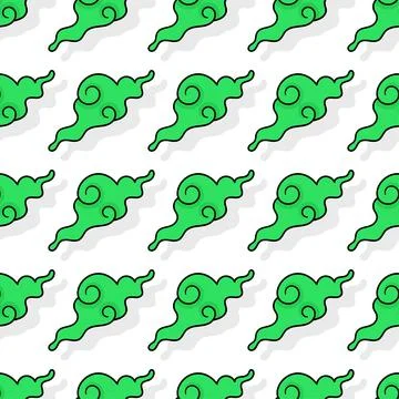 Clouds climate seamless textile print. repeat pattern background design イラスト素材