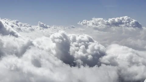 Clouds close up, aerial view Stock Footage 278395993