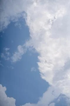 Clouds closeup view Stock Photos