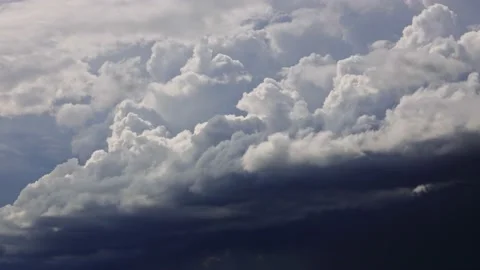 Clouds Cloud Sky Moving In Cloudy Sky. Natural Background Cloudscape 4K Stock Footage 227506976