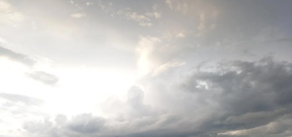 Clouds on a cloudy day Stock Photos