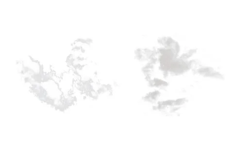 Clouds cloudy on white background Stock Photos