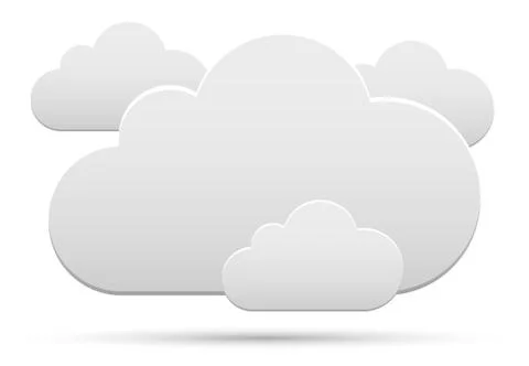 Clouds collection Stock Illustration