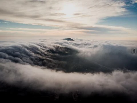 Clouds on Colli Euganei 1 Stock Photos