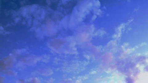 Clouds colored Stock-Footage 678215