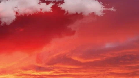 Clouds colorful on sunset background 4k satisfying video Stock Footage 232044185