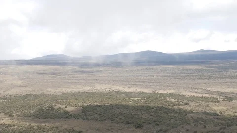 Clouds Coming in From Above Tanzanian High Lands Stock Footage 81544014