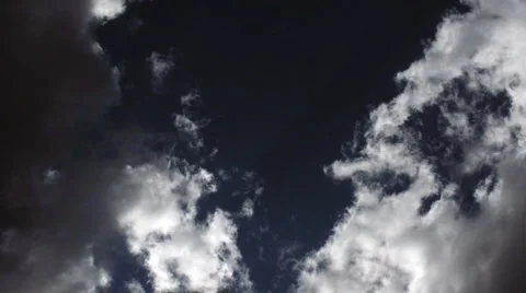 Clouds contrast Stock Footage 3880251