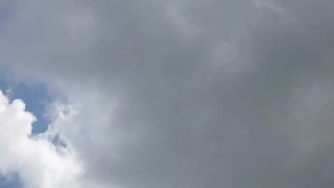 Clouds cover the blue sky Stock Footage 134372484