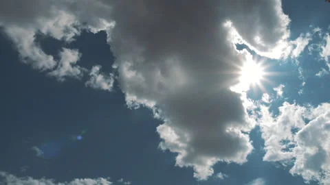 Clouds that cover the bright sun Stock Footage 246583638